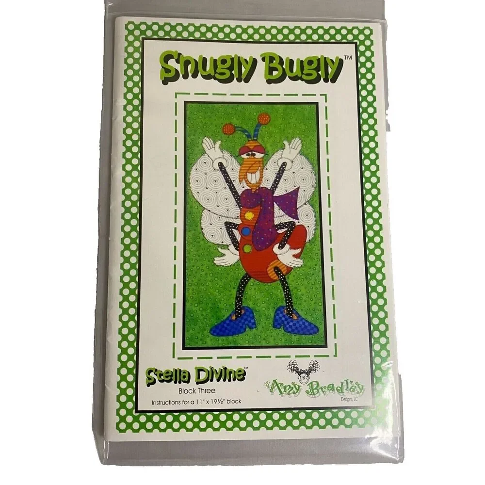 #7451 Stella Divine Snugly Bugly wall quilt pattern block 3